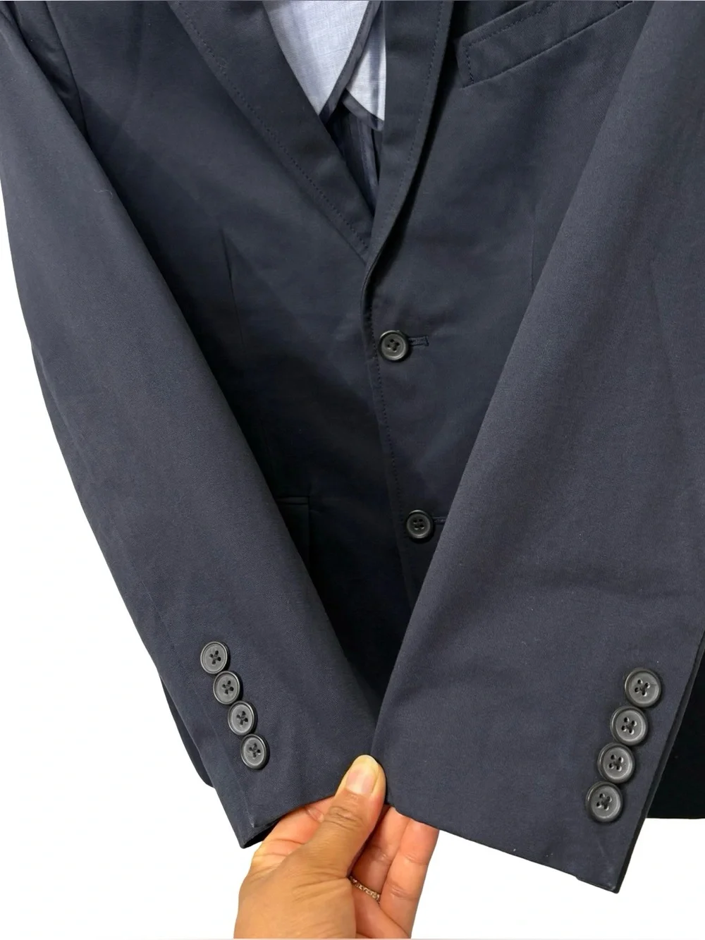 Boys J.Crew Crewcuts Thompson Suit Jacket in Navy Chino Size 10
